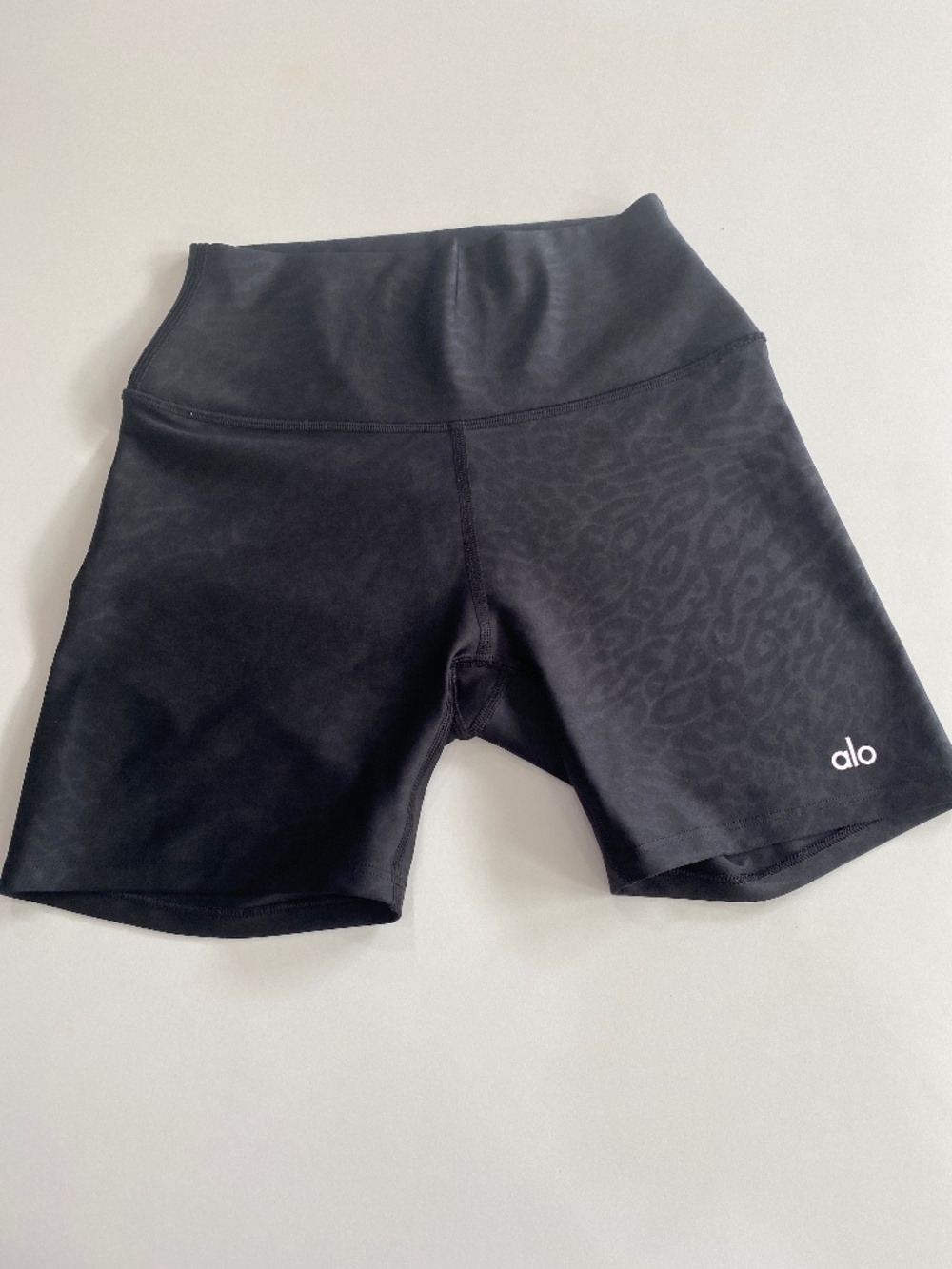 ALO Yoga Black High-Waist Athletic Bike Shorts